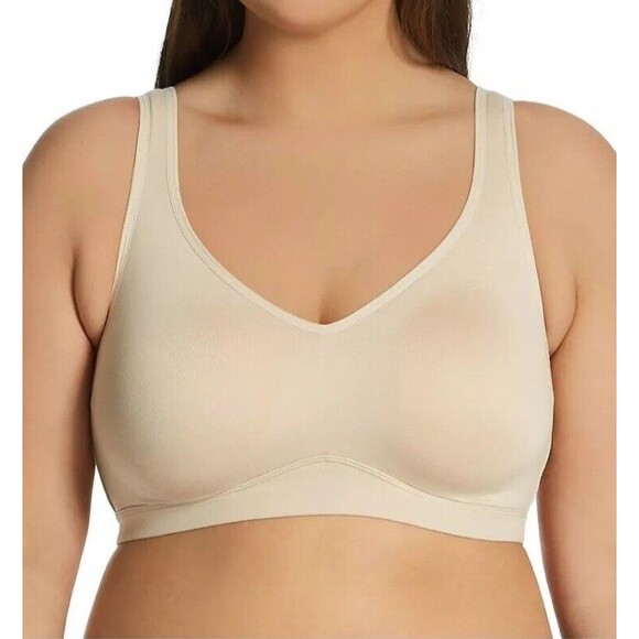 Vanity Fair Wirelree Bra Beyond Comfort Easy Pullover Size S 72202 Beige - Picture 1 of 9